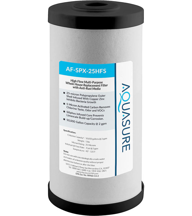 High Flow Multi-Purpose Replacement Filter with Anti-Rust Media