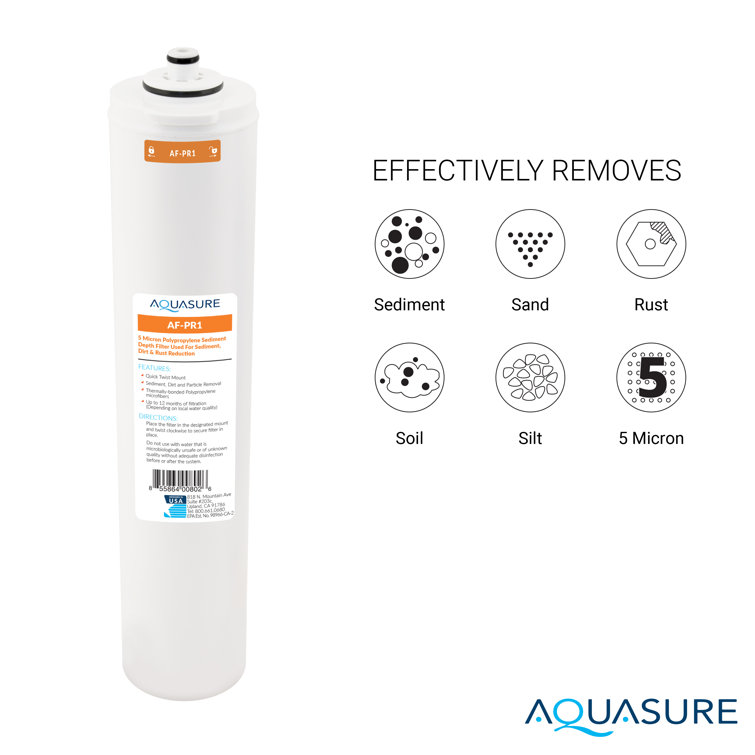 Aquasure Premier Series 4-Stage Alkaline Reverse Osmosis Filter Set