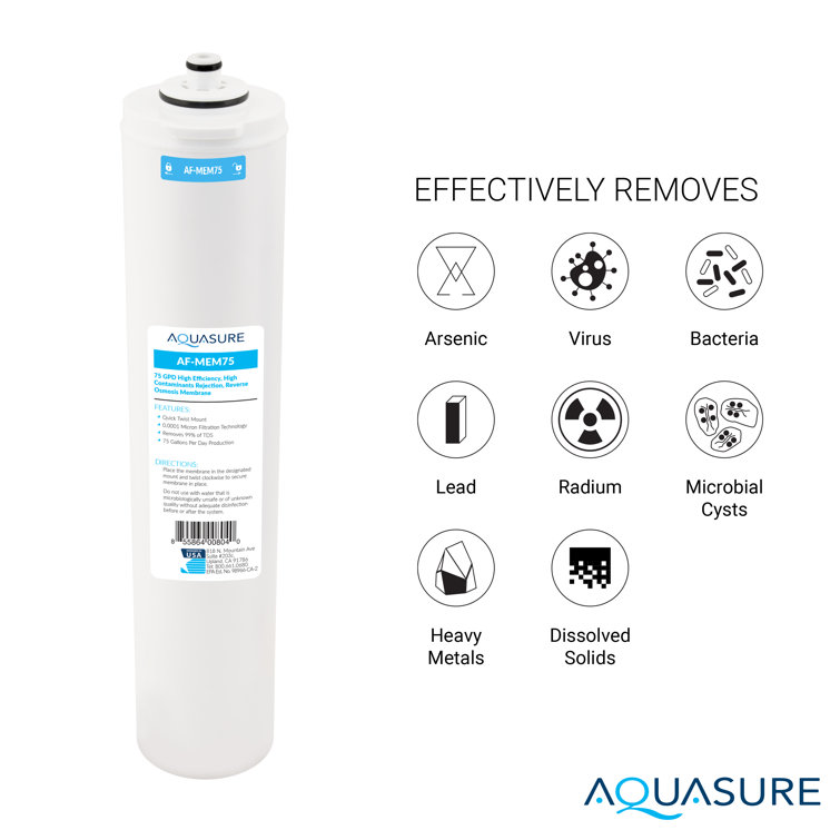 Aquasure Premier Series 4-Stage Alkaline Reverse Osmosis Filter Set