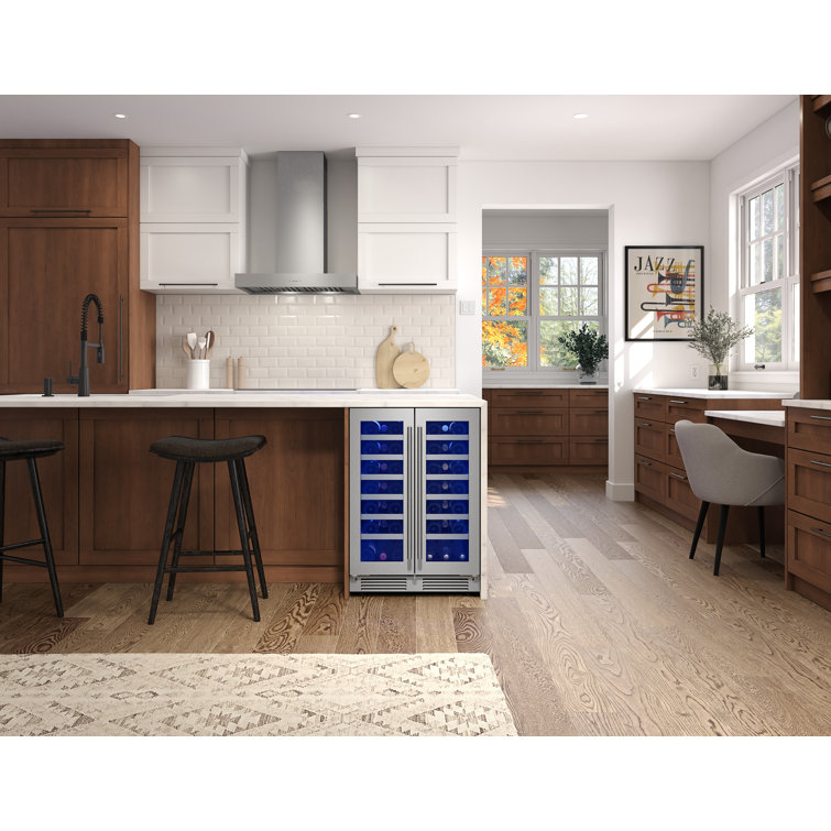 Zephyr Presrv 24" Stainless Steel Dual Zone Wine Cooler