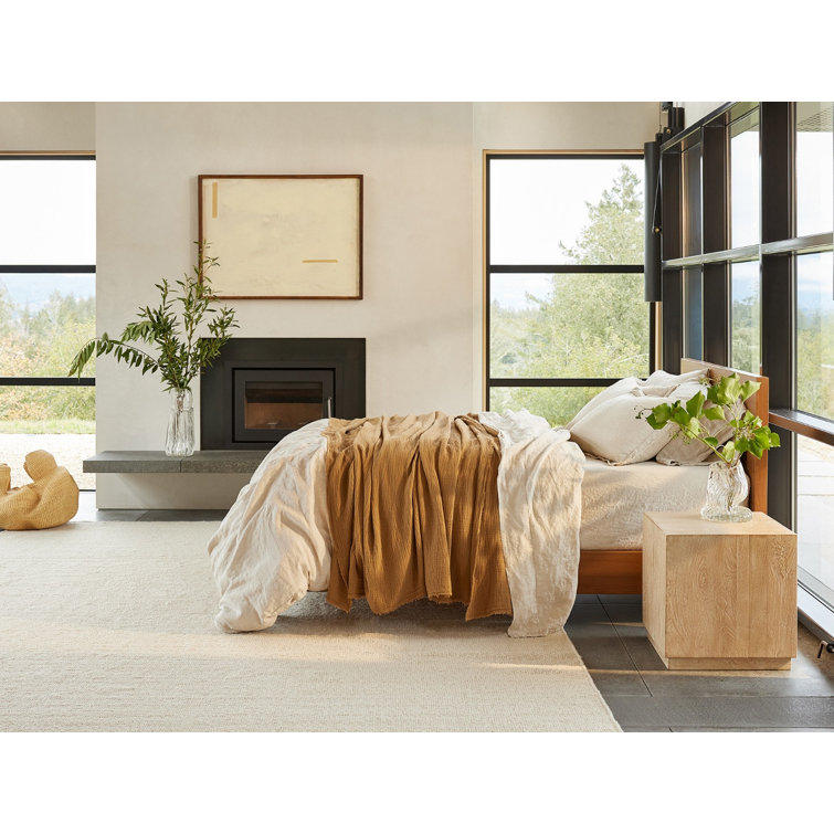 Topanga Hazel Organic Cotton Full/Queen Reversible Throw Blanket