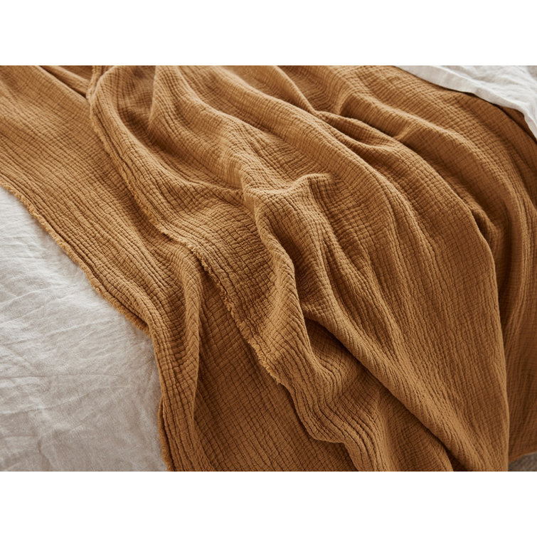 Topanga Hazel Organic Cotton Full/Queen Reversible Throw Blanket