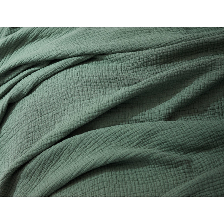 King Size Juniper Organic Cotton Reversible Blanket