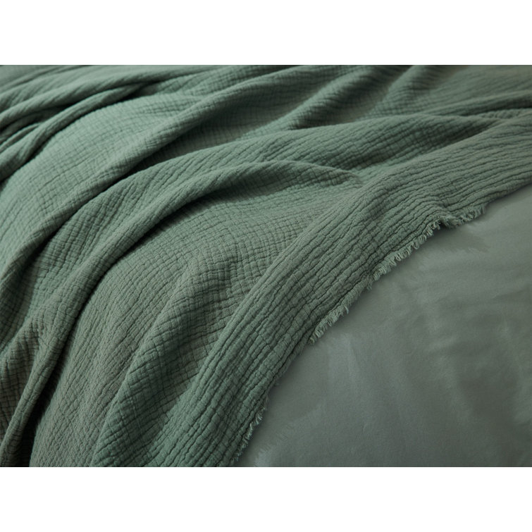 King Size Juniper Organic Cotton Reversible Blanket