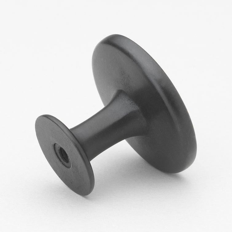 Classic Round Oil Rubbed Bronze Cabinet Knob with Mounting Hardware