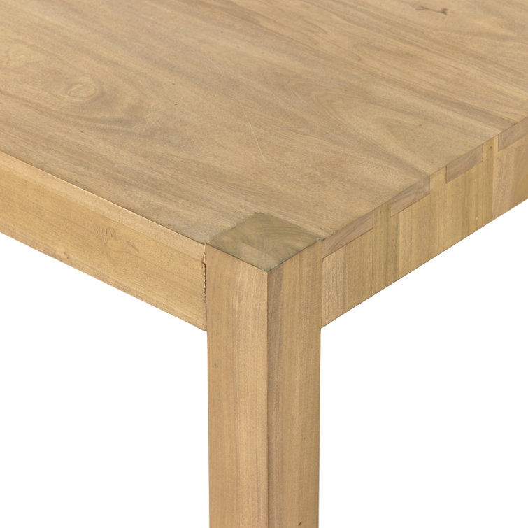 Isador Dry Wash Poplar 96" Parsons-Style Dining Table