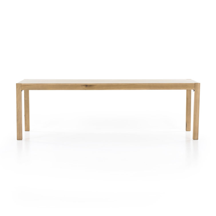Isador Dry Wash Poplar 96" Parsons-Style Dining Table