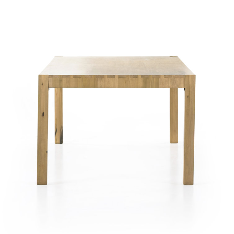 Isador Dry Wash Poplar 96" Parsons-Style Dining Table