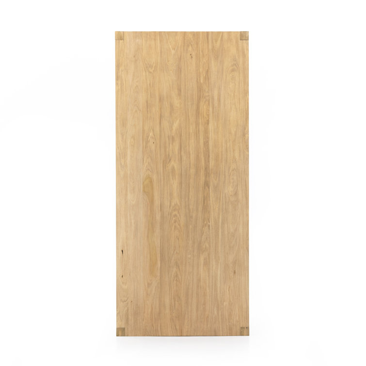 Isador Dry Wash Poplar 96" Parsons-Style Dining Table