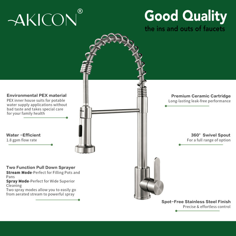 32" Stainless Steel Undermount Single Bowl Kitchen Sink