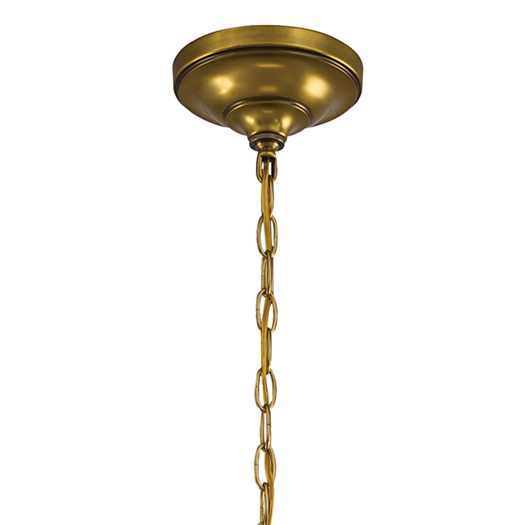 Harbour Point 19" Liberty Gold Maritime-Inspired Pendant Light