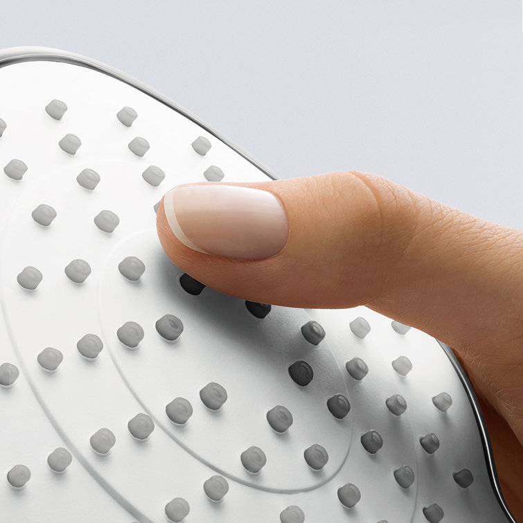 Chrome Modern Handheld Multi-Head Shower with Select