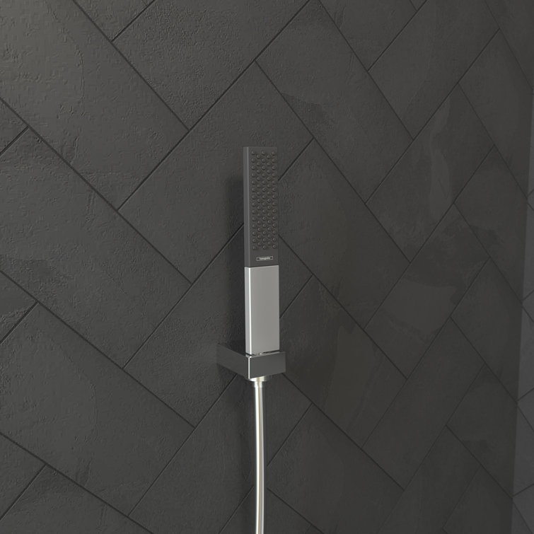Chrome Modern Wall-Mounted Handshower Holder