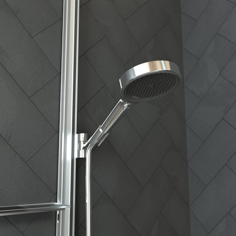 Raindance E Unica 36" Modern Chrome Wall-Mounted Slide Bar