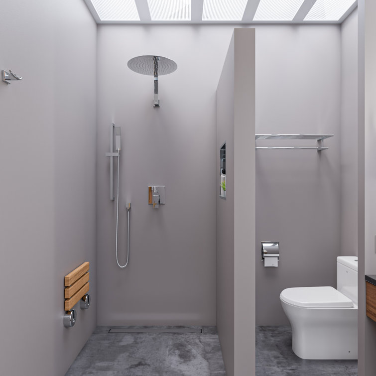 32" Polished Stainless Steel Linear Shower Drain