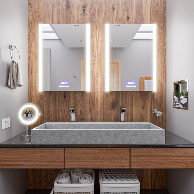 16" Polished Stainless Steel Square Shower Niche