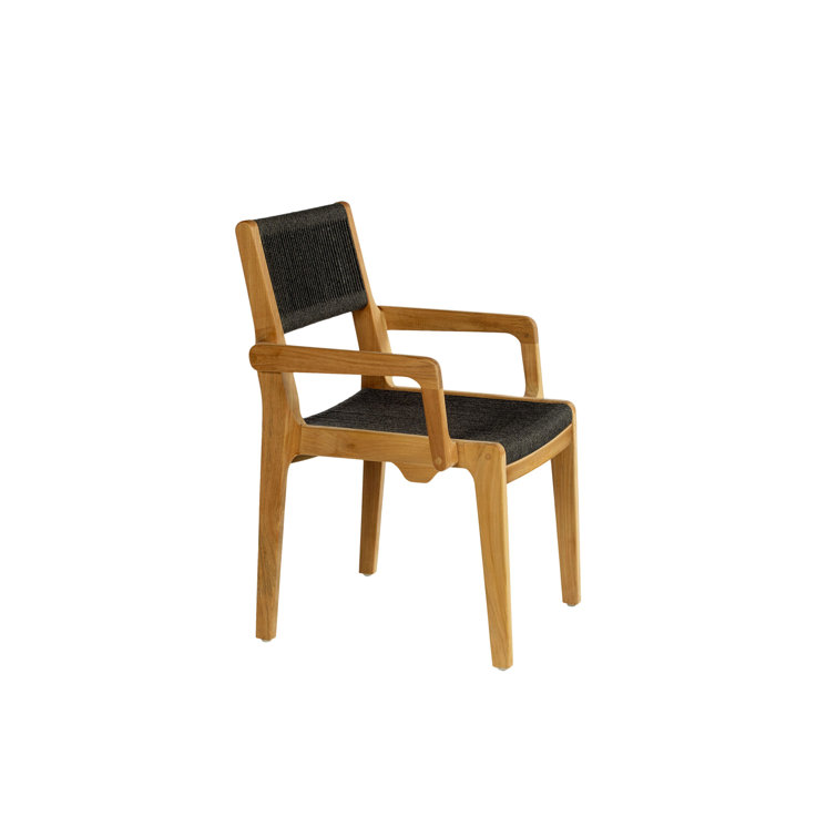 Skagen Teak and Rope Outdoor Dining Armchair