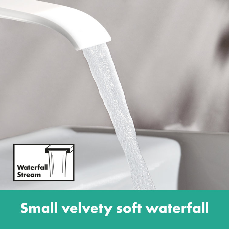 Elegant White Nickel Widespread Bathroom Faucet with Ceramic Disc Valve