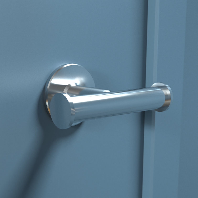 Chrome Modern Dual Wall Mounted Towel Hook