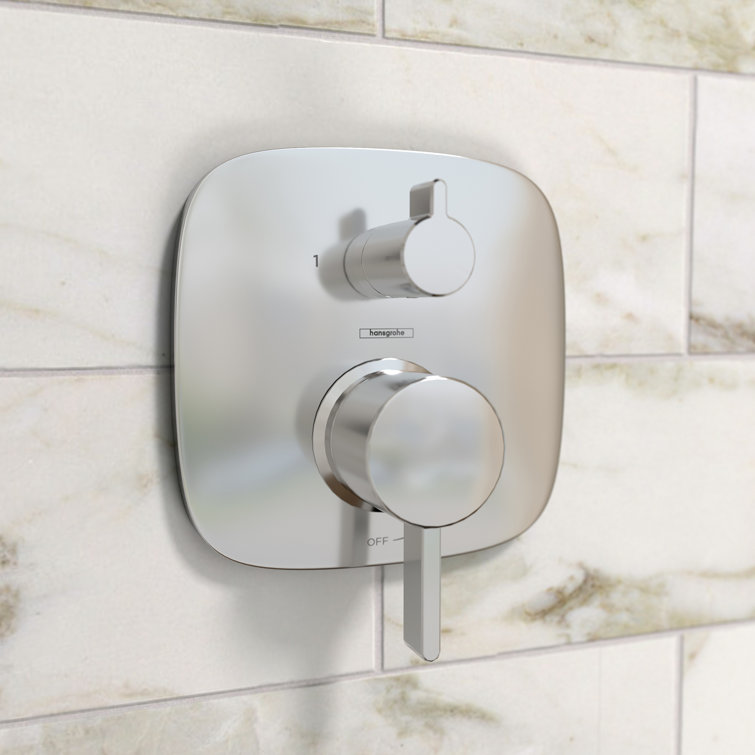Hansgrohe Chrome Modern Wall-Mounted Shower Trim