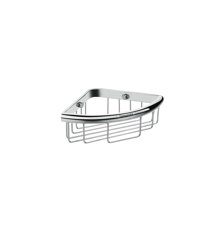 Chrome Corner Wall Mount Shower Basket