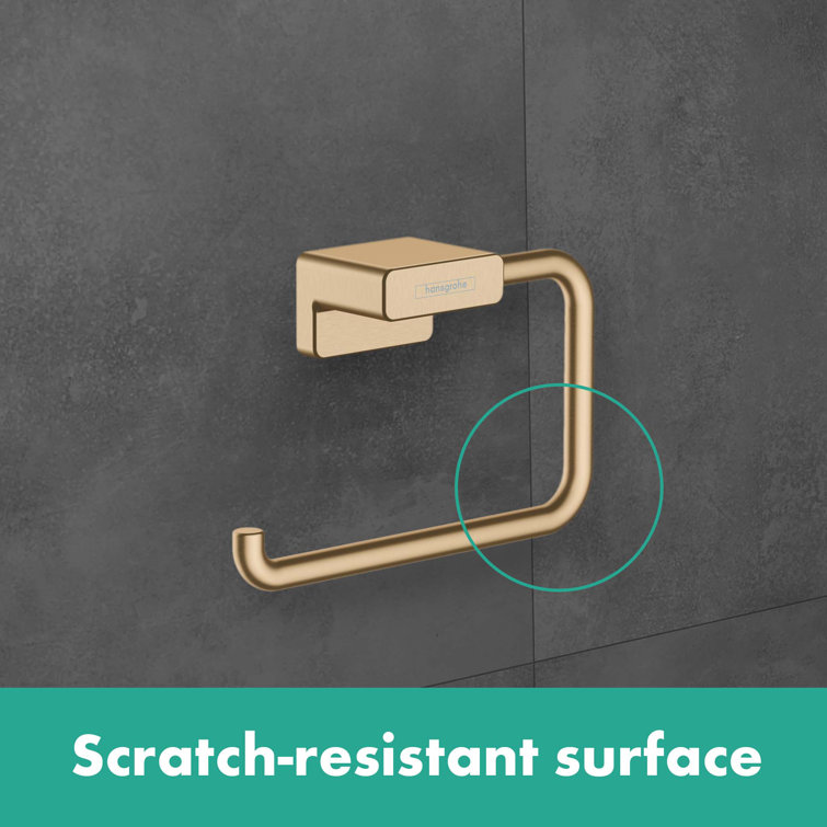 Modern Brushed Bronze Toilet Paper Holder without Cover
