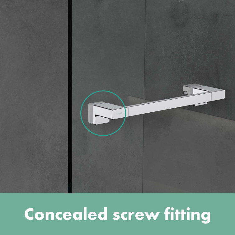 Hansgrohe Chrome Metal Modern Shower Door Handle