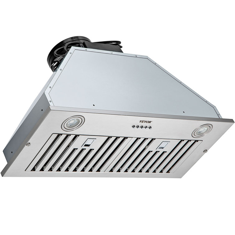 VEVOR 30-Inch Stainless Steel Convertible Insert Range Hood with Charcoal Filter