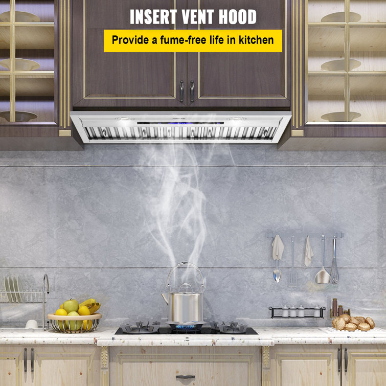 VEVOR 30-Inch Stainless Steel 4-Speed Ducted Range Hood