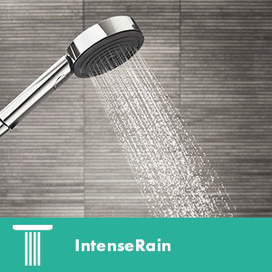 Modern 24" Matte Black Adjustable Wall Mounted Shower Set with 3-Jet Pulse Rain