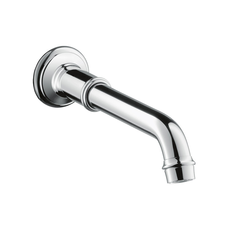 Traditional Chrome Wall Mounted Tub Spout