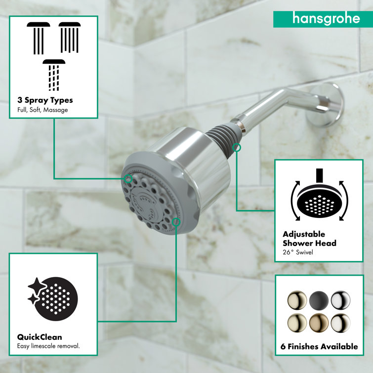 Clubmaster Multi Function Adjustable Shower Head