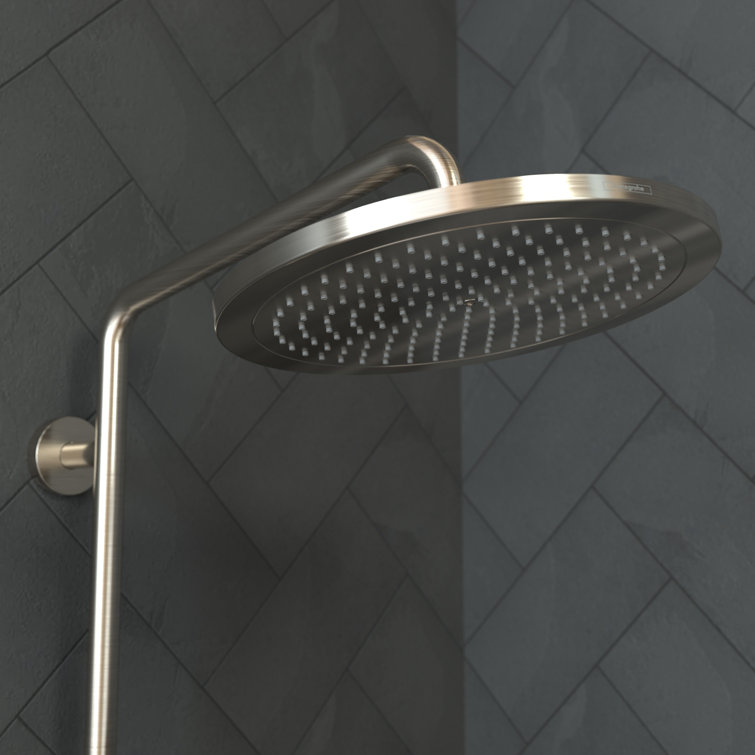 Pulse 11" Brushed Nickel Ceiling Mounted Rain Showerhead