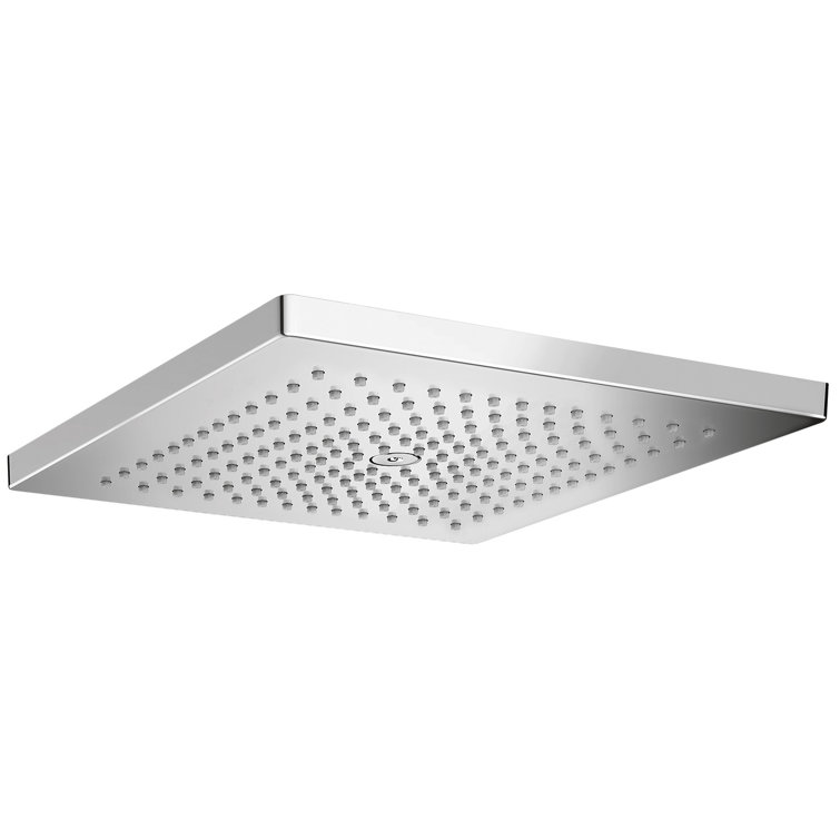 Chrome Square Ceiling Mounted Rain Showerhead