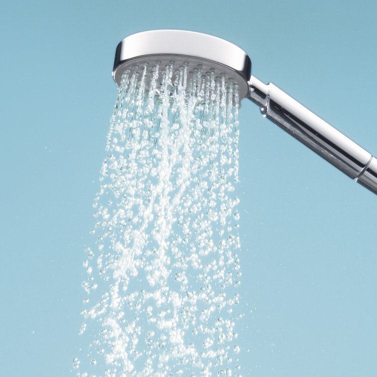 Chrome 4-inch Multi-Function Handheld Shower Head