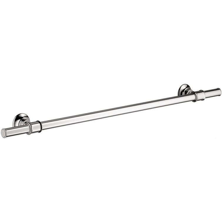 Polished Nickel 31-Inch Wall Mounted Towel Bar