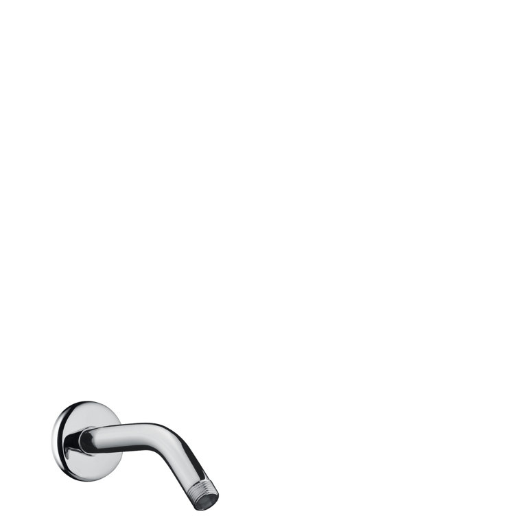 Polished Nickel Modern Wall-Mount Shower Arm