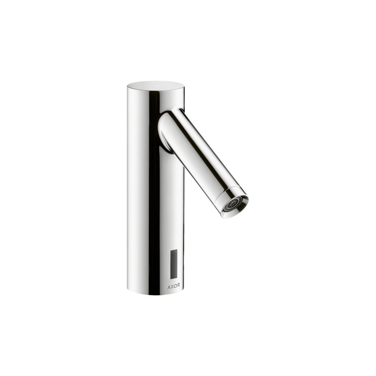 Chrome Single Hole Electronic Bathroom Faucet