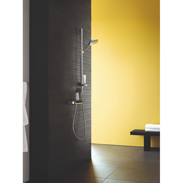 Brushed Nickel Handheld Shower Head with Multiple Spray Modes