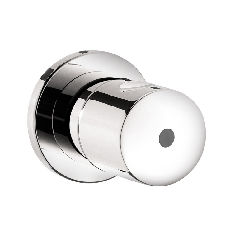 Chrome Modern Volume Control Shower Trim Knob