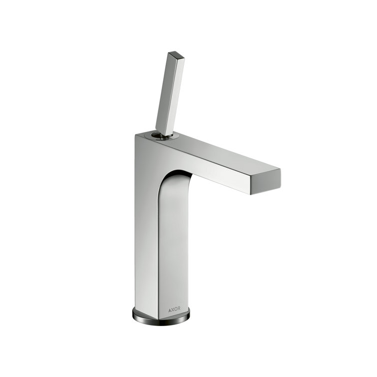 Eco-Friendly Brushed Nickel Single-Hole Faucet with Drain Assembly