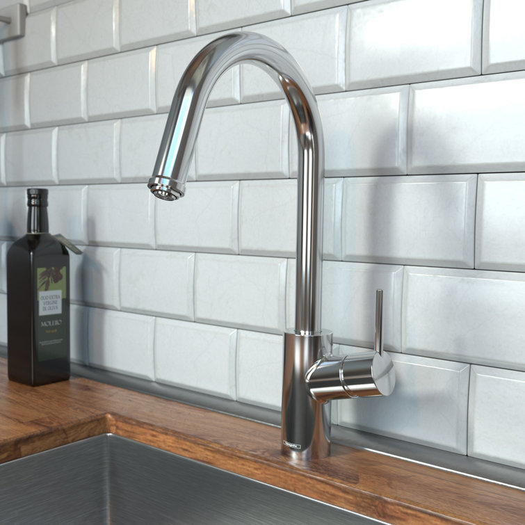 Talis S² 16" Modern Chrome Pull-Down Kitchen Faucet with Spray