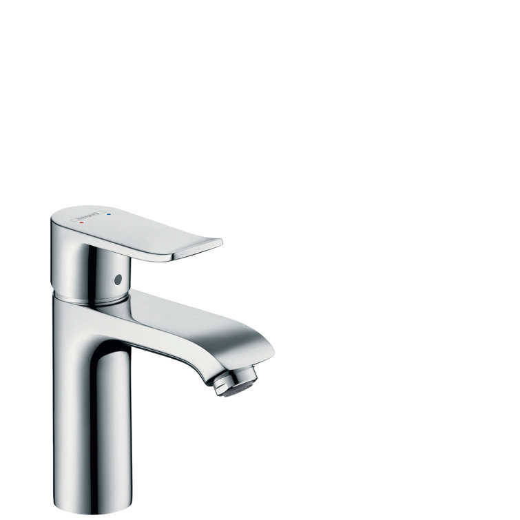 Sleek Chrome Single-Hole Bathroom Faucet with Easy Clean Aerator