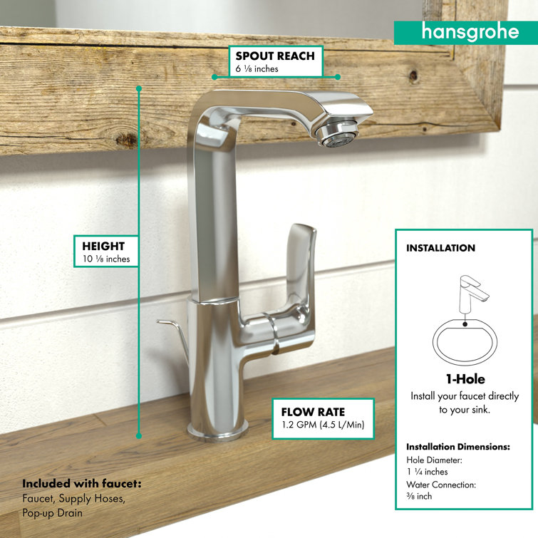 Modern Brushed Nickel Single Hole Vessel Faucet with Eco-Friendly Design