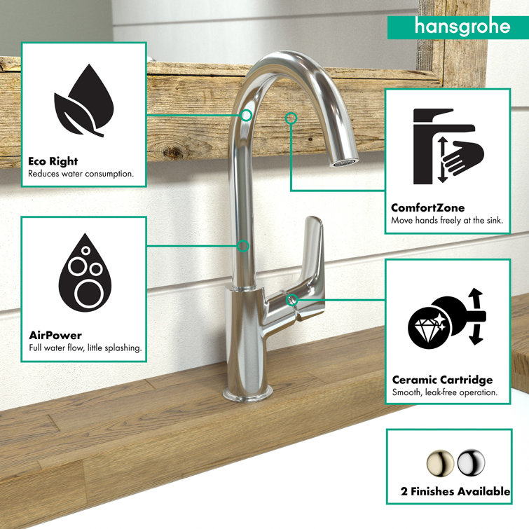 Sleek European Chrome Single-Hole Vessel Faucet with Eco-Friendly Features