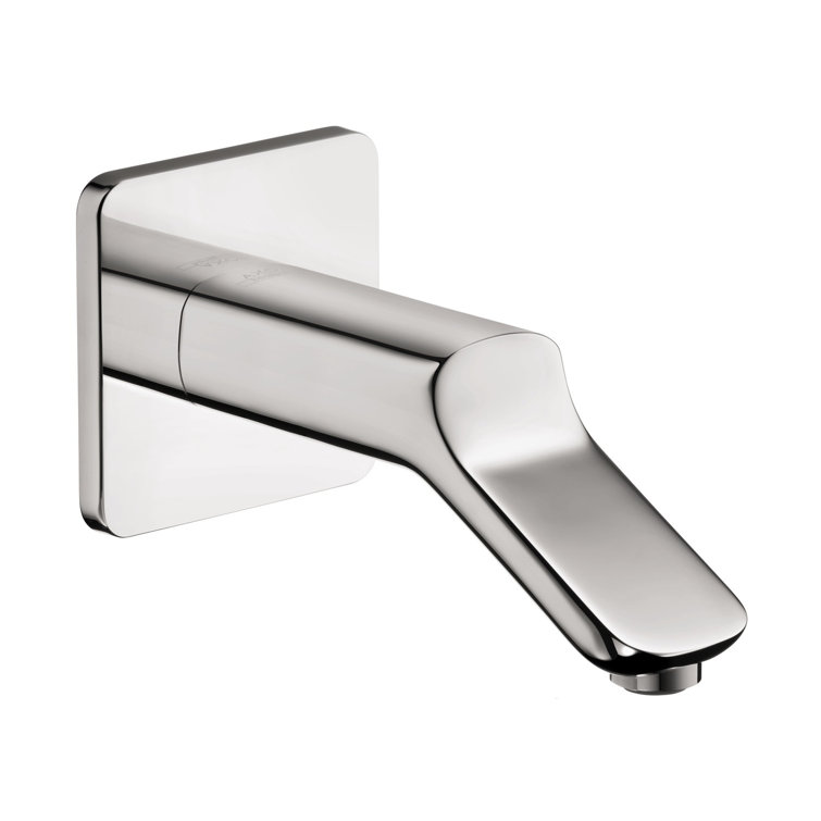 Modern Chrome Wall Mounted Tub Spout