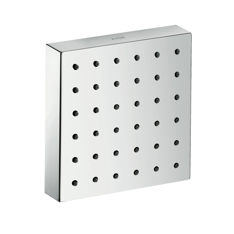 AXOR 5" x 5" Chrome Shower Module with Adjustable Spray