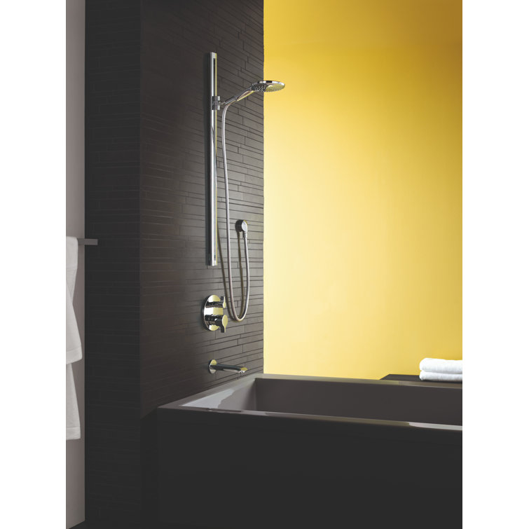 Brushed Nickel Handheld Shower Head with Multiple Spray Modes