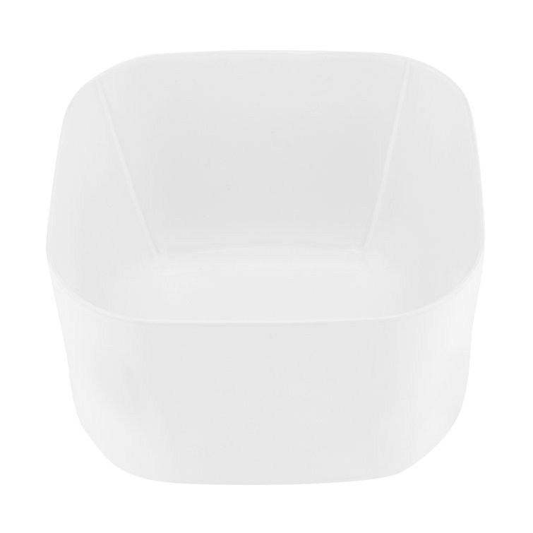 Carre 14.5" White Ceramic Square Vessel Sink