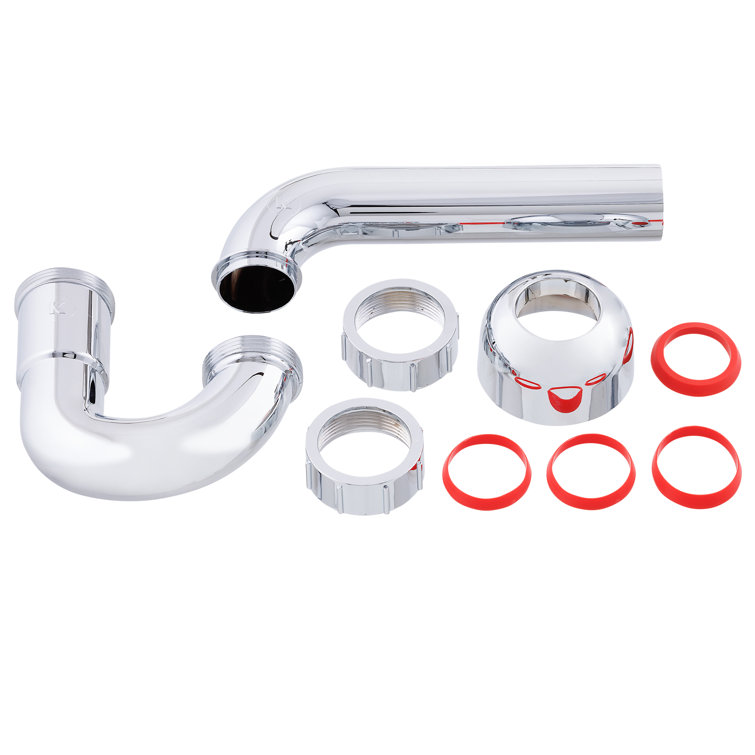 Polished Chrome 1-1/2 in. Slip Joint P-Trap